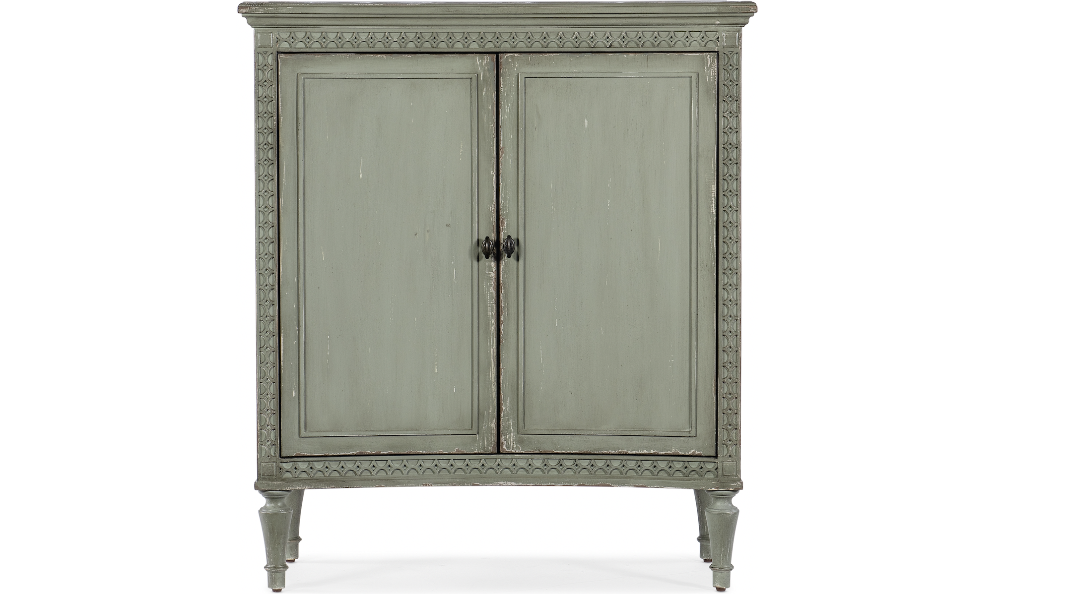 Akarist様カーキ2 Verdigris Green Charleston Two-Door Accent Chest — Miller's Home